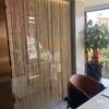 Thickened Crystal Bead Door Curtain - Decorative Hanging Divider for Living Room, Window, or Entrance.