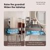 Badezimmer-Organizer Wandmontiert Aluminium Badezimmerregale mit Haken Bohrlos Dusch-Organizer 30/40/50cm Rostfrei Haushalt