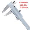 Paquímetro Vernier CNC 530-104 0-150mm 300mm Aço Inoxidável Medições Internas Externas de Profundidade Degrau Métrica 6" Faixa 0-200mm