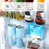 Adjustable Refrigerator Tissue Partition Multi-purpose Clamp Storage Rack Modular Refrigerator Partition Food Bottle Organization