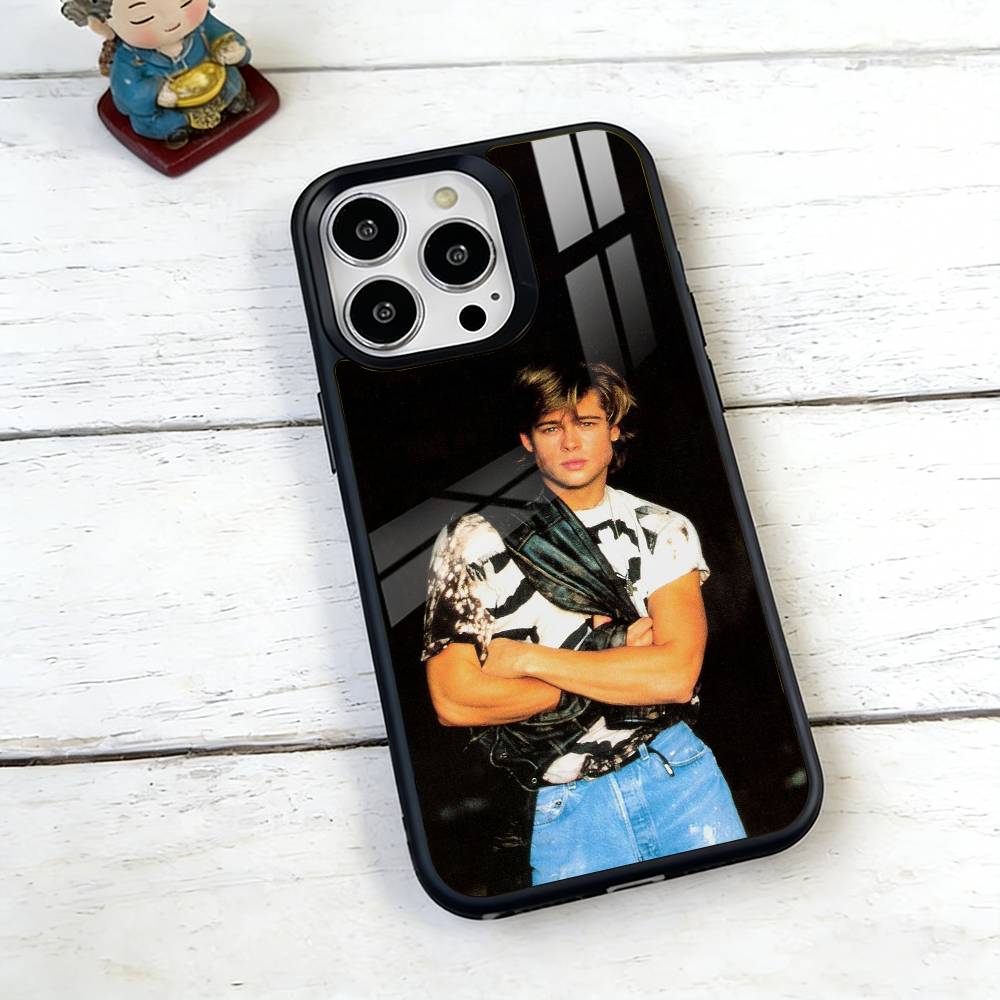 Brad Pitt Phone Case For iPhone17,16,15,14,13,12,11 Plus,Pro Magnetic For Magsafe Wireless Charging