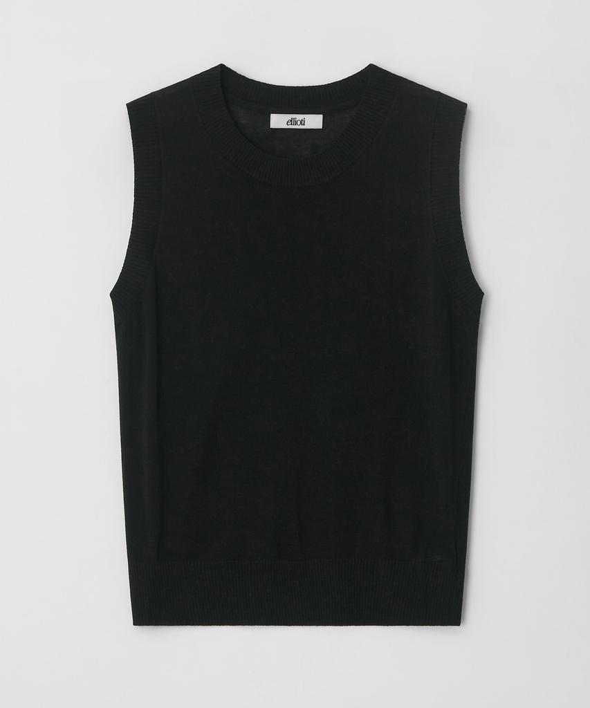 ELLIOTI Arven Sleeveless Knit Top_4Color