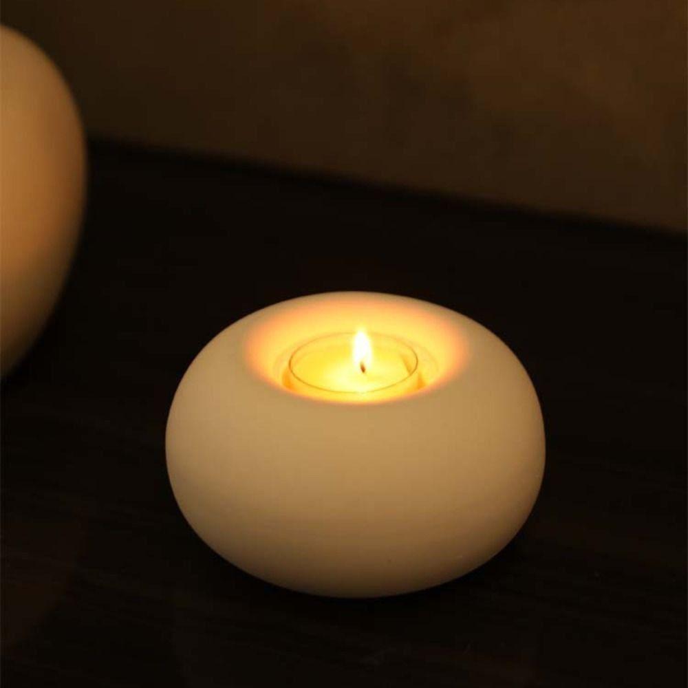 Ceramic Candle Holder Simple Style Aroma Diffuser Crafts Aroma Container  Candlelight Dinner
