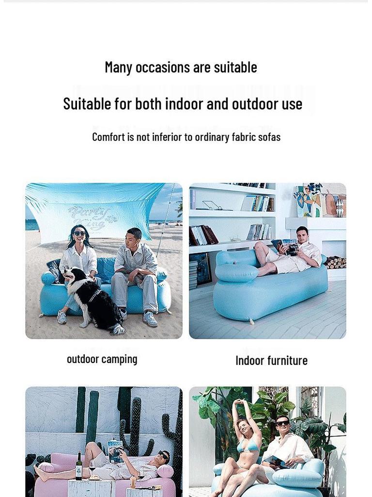 KingCamp Double Camping Inflatable Sofa Chair Mattress