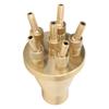 Copper Water Fountain Nozzle Direct Spraying Universal Adjust Pool Sprinkler Head for Garden G1