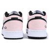 Jordan Air Jordan 1 Chestnut Leather Slip Resistant Coverage Low top Vintage Basketball Shoes GS Black Pink 553560-131(Team59-SBOX)