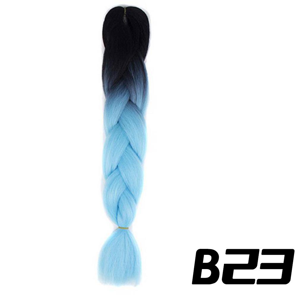 MISS WIG Synthetic Long Braid Ponytail Extension Straight Sleek Wrap Around Colorful Braid Hair Extensions Ponytail Natural Soft For Women Wear