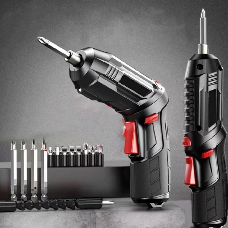 Ergonomic Electric Screwdriver with Adjustable Handle, Perfect for Tight Spaces and Extended Use