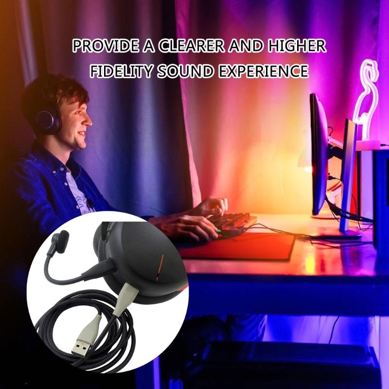 Cabo de Fone de Ouvido USB de Substituição Fio de PVC para Fones de Ouvido MMX 150