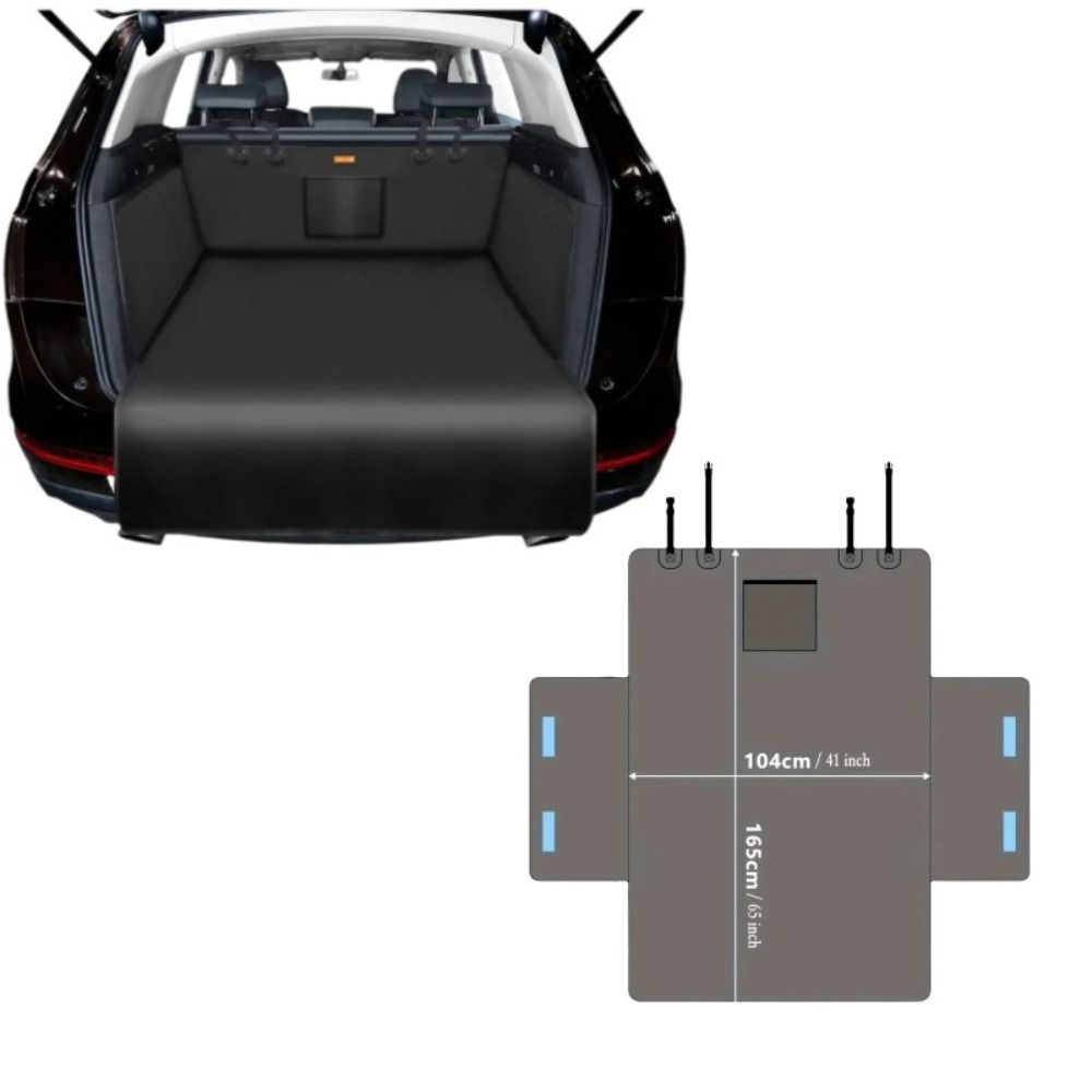 Waterproof Car Trunk Mat Oxford Cloth Travel Mat Pad Dog Car Seat Cover Small Medium Large Dogs