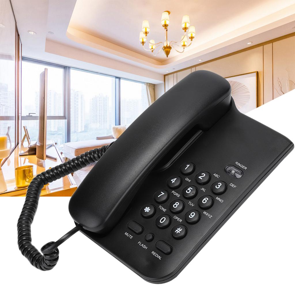 KX T3026CID Англійський телефон для готелю (Телефонна лінія Великобританії з випадковим кольором)(Білий )