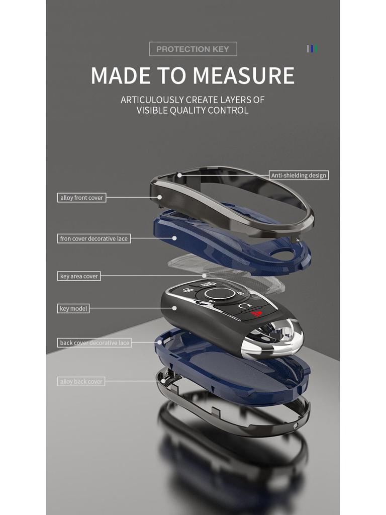 Buick Key Case: Fits New Excelle, Regal, Verano, GL86, Encore Models