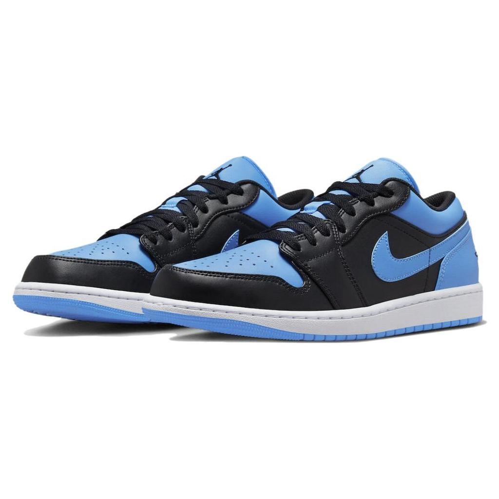 Jordan 1 Low Black University Blue 553558-041