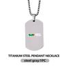 CTGI2 For Skoda Car Logo Necklace Stainless Steel Hang Tag Necklace Fashion Pendant Accessories Rapid Octavia Derivative Enyaq-iV
