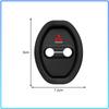4pcs Car Door Mute Damping Cushion Silicone Emblem Door Lock Buckle Cover For Mitsubishi Lancer 7 8 Pajero Montero Sport Outlander ASX Mirage Eclipse