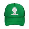 Abstract Grid Overlay FeUnisex Portrai Mesh Baseball Cap For Womens Unisex FeUnisex Beach Dad Hat Hip Hop