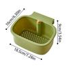 Creative Sink Hanging Strainer Basket 2 In 1 Soap Sponge Storage Shelf  Kitchen Accessories