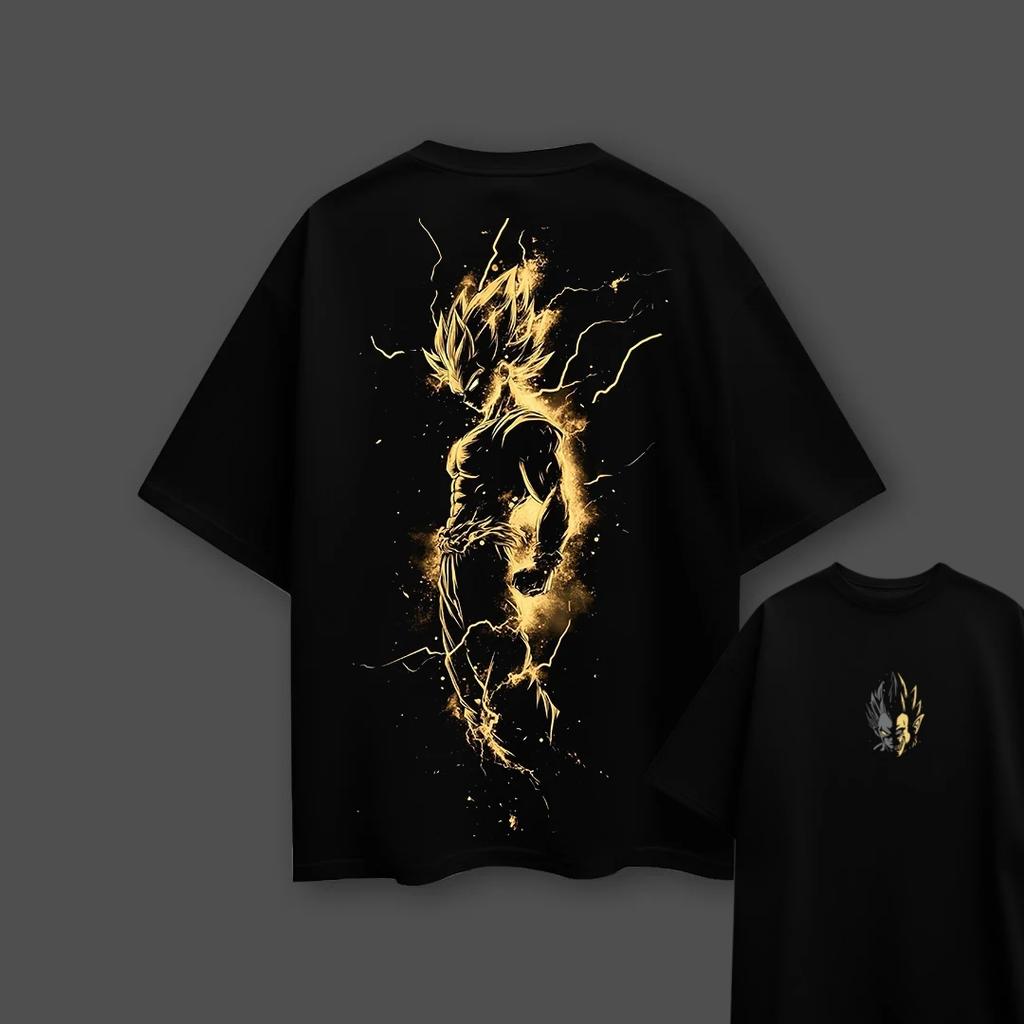 Dragon Ball Z Super Saiyan Anime Graphic TShirt 100Cotton Oversized Shirt unisex Y2k Unisex Short Sleeve ONeck Selling Popular