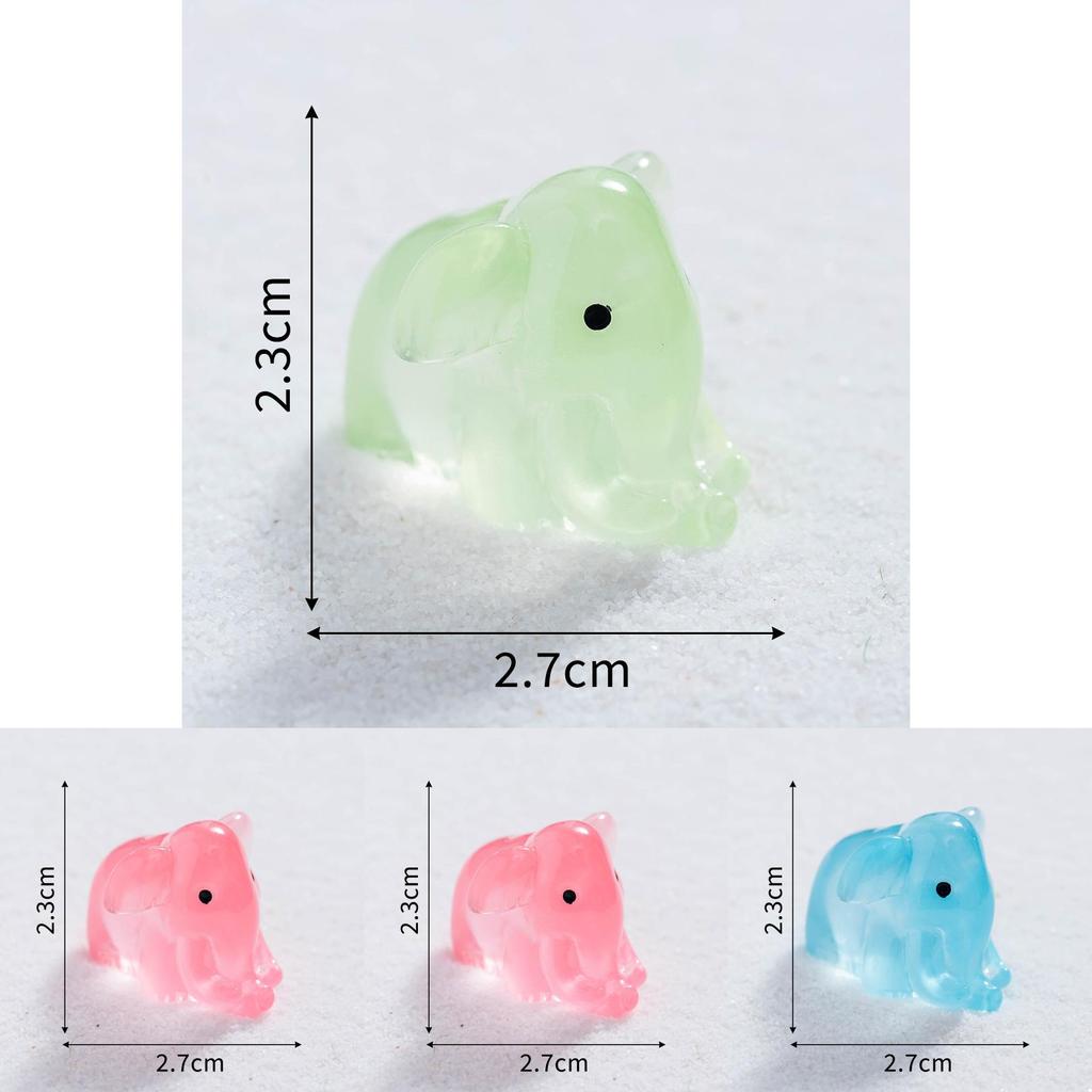 Animal Resin Night Light Creative Mini Mammoth Desk Decor For Kids And Home