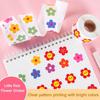 500Pcs/Roll Animal Praise Stickers Little Red Flower Inspirational Stickers Reward Stickers