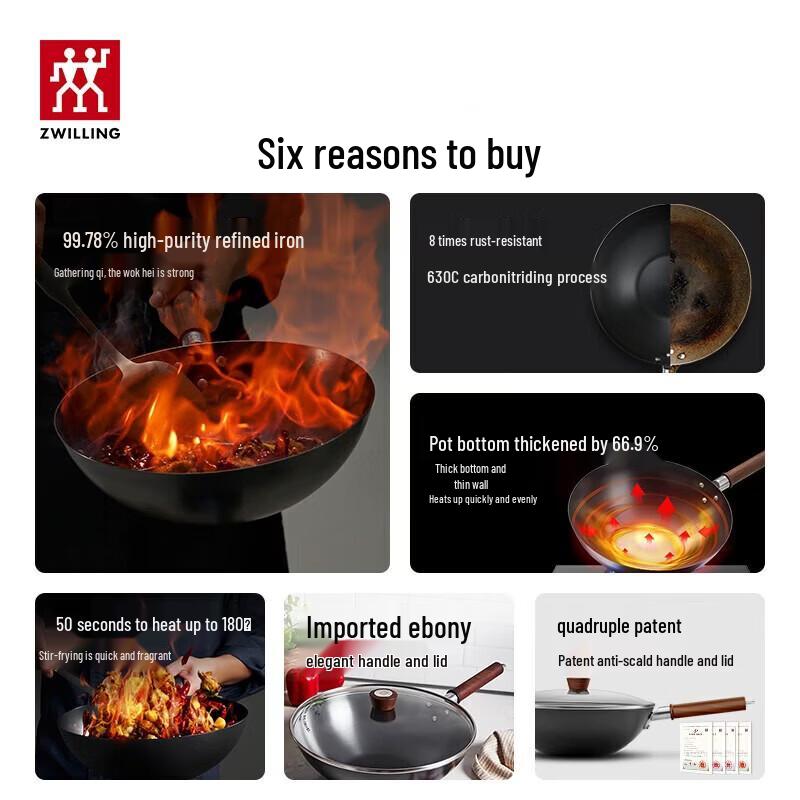 ZWILLING DRAGON Iron Wok