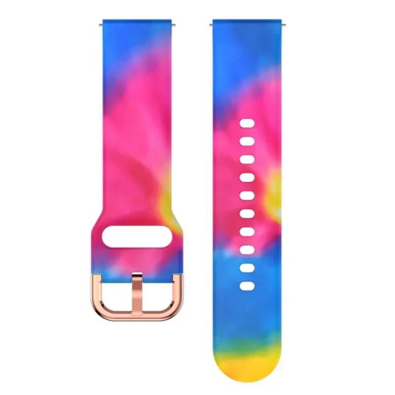 18mm 20MM 22mm řemínek Pro Redmi Watch 5 lite/ Xiaomi Mi Watch 5 Active Náramek Tištěný Silikonový Náramek Sportovní pásek Příslušenství