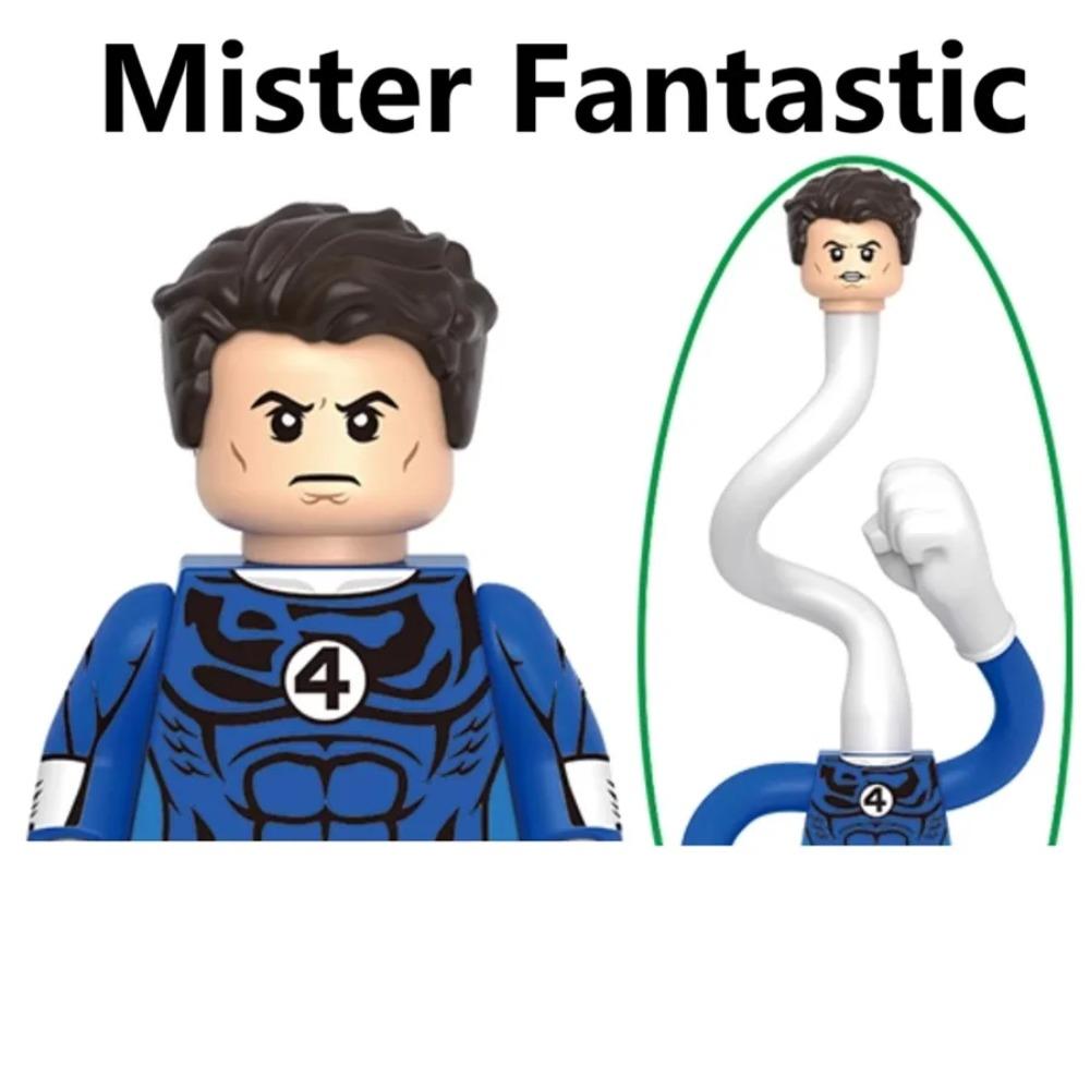 G0151 Nya Fantastiska Fyran Set Byggklossar Human Torch Mister Fantastic Galactus Mini Actionfigur Leksaker