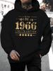 2026 Music Festival Summer New Arrival Unisex Casual All-Match Style Fashion Hoodie with Retro Style 1966 Limited Edition Print Design Letter Design P