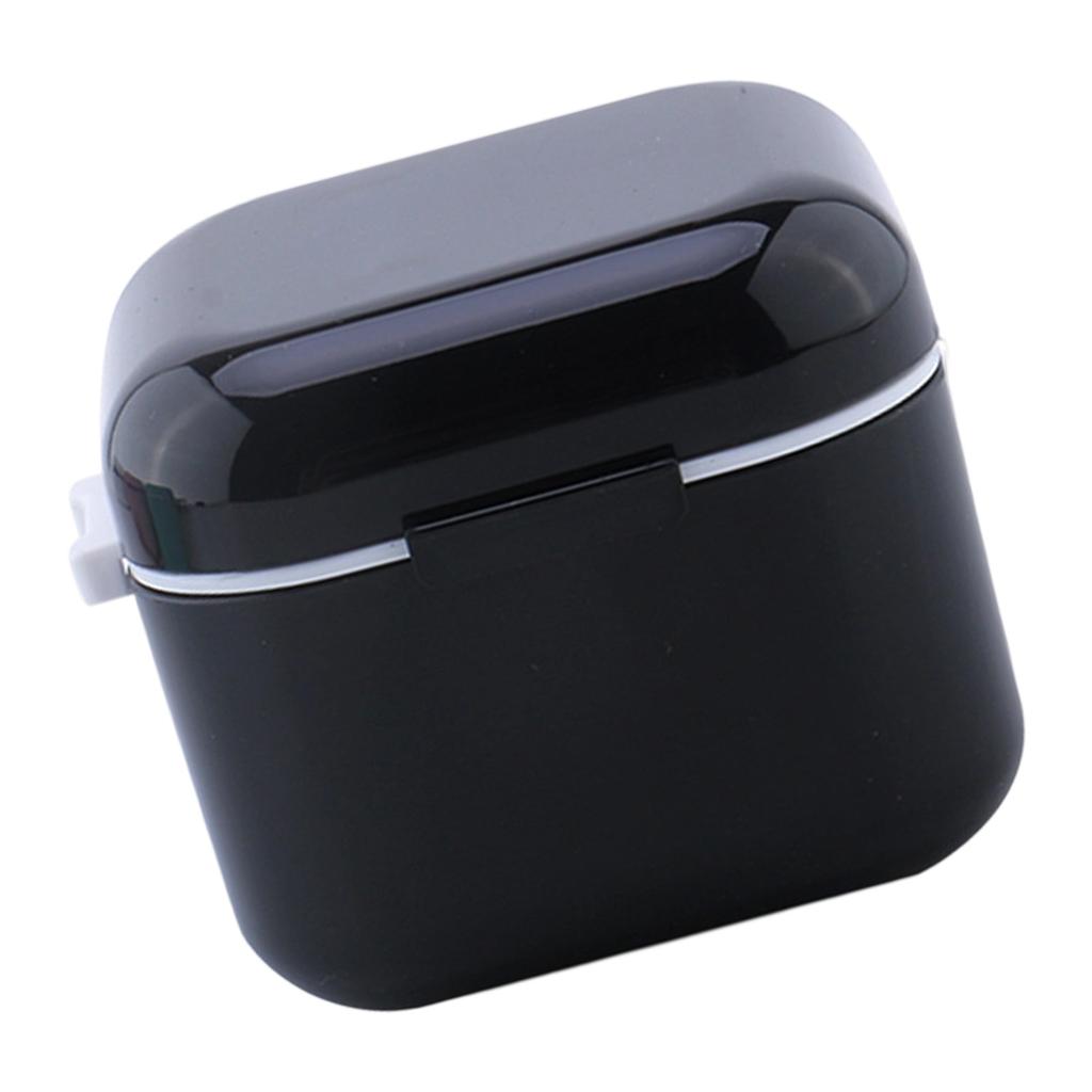 Nail Drill Bit Sanitizer Organizer Plastic Storage Case With Sealed Design For Manicure Tools