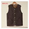 Women Fleece Vest Senior Thick Warm Sleeveless Waistcoat For Autumn Winter