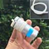 Bomba de Ar de Oxigênio Mini Silenciosa para Aquário Tanque de Peixes DC 3-12V + Tubo de Silicone de 1m