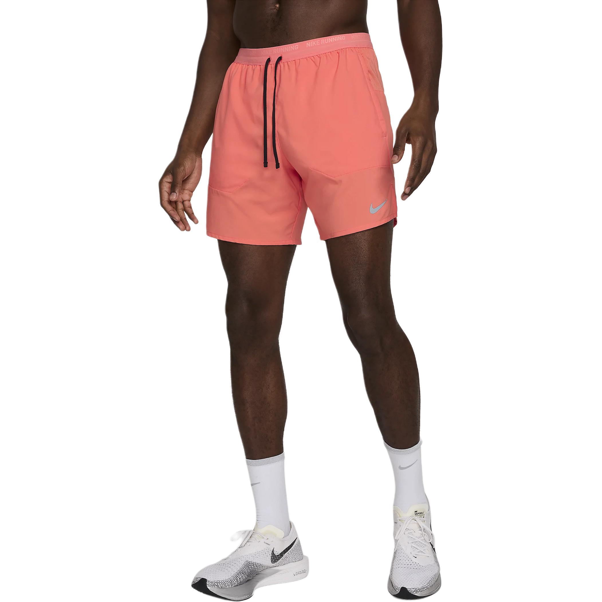 

Nike Dri-Fit Stride Brief-Lined Running Shorts Men Shorts Light-Mango Black DM4761-643 M