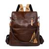 Damryggsäck i retrostil Ryggsäck med stor kapacitet Multifunktionell axelväska