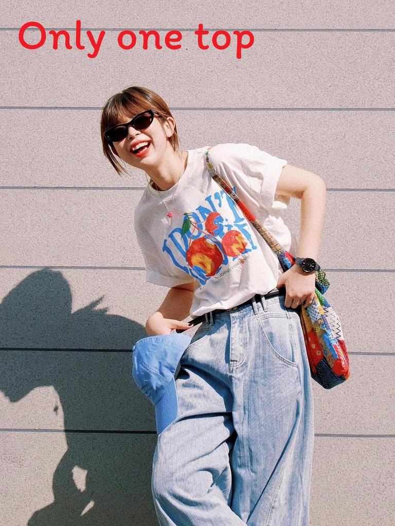 Cartoon Anime Oversized Cotton T Shirt With Print For Casual Wear