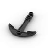 MY OWN CREATION 10PCS 95354 Boat Anchor Two Top Holes Building Blocks 28979 Ship Fitting Brick Particle Idea Playthings Children Birthday Gifts