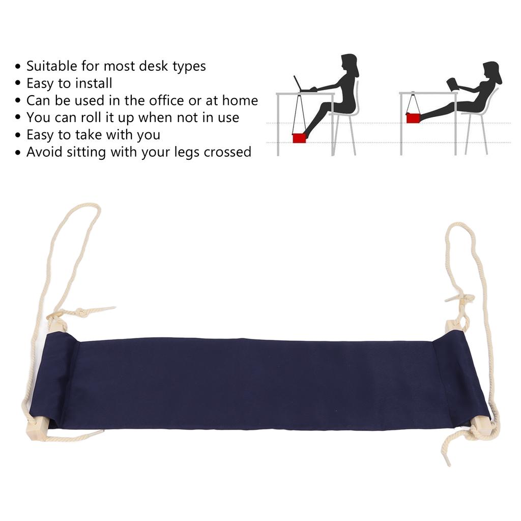 Foot Hammock Breathable   Portable Under Desk Foot Rest Swing for   Home