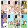 Bubu Dudu Cartoon Cute Phone Case For Xiaomi Poco X5 X6 X7 Pro F7 Ultra M7 Redmi 15C 15 13C 13 12C 12 10 10C 10A 9 9C 9T 9A Cove