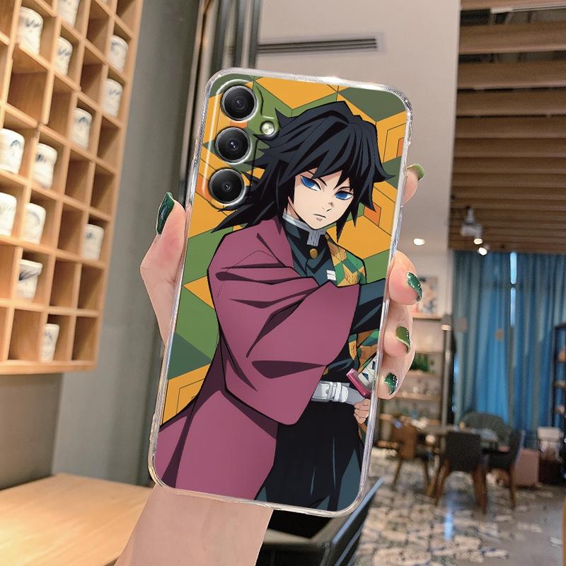 Anime Cartoon Wzór Miękki Przezroczysty Silikonowy Etui Do Samsung A55 M35 S24 Xiaomi Redmi Note 13 Poco C65 iPhone Aparat Wstrząsoodporny Ochronny Pokrowiec