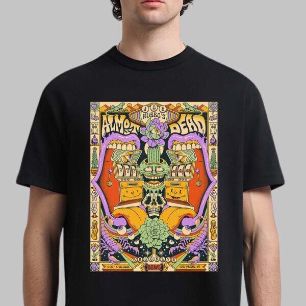 Joe Russo’s Almost Dead Vegas Run Poster At Brooklyn Bowl On April 2026 T-SHIRT L