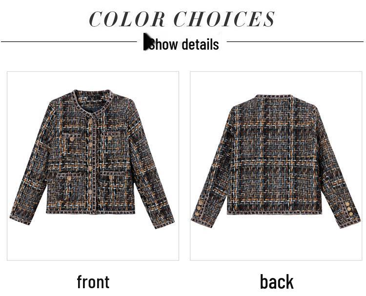 2026 New Arrival Petite French Style Women's Tweed Jacket – Autumn Winter Edition