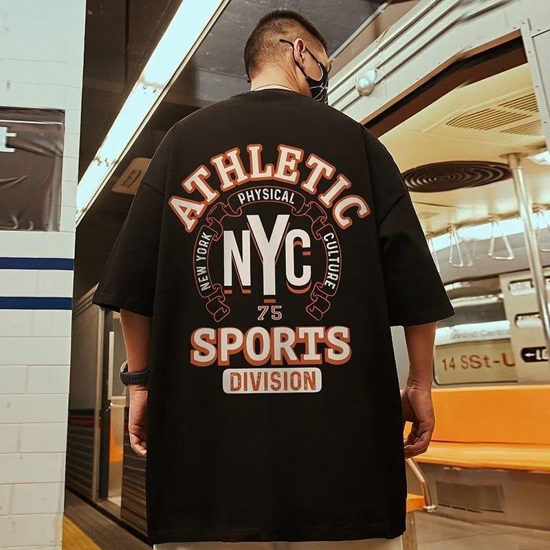 

Новий тренд. Чоловіча футболка. Англійський хрестик. Футболка з коротким рукавом для чоловіків. Модний повсякденний одяг унісекс. Вільні великі футболки. 6XL