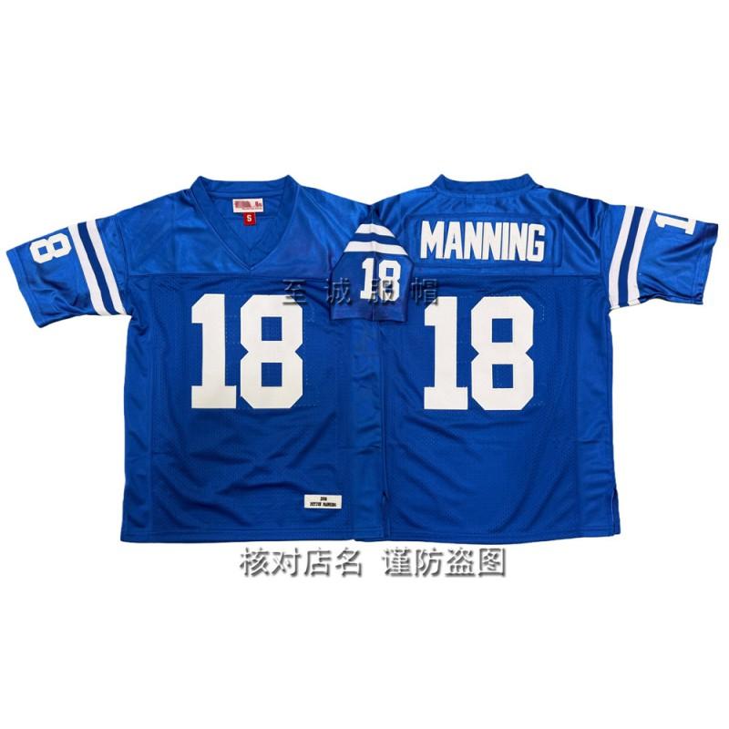 Kids Retro NFL Football Jersey Lions Ravens Colts Broncos Team Practice Uniform Cotton Blend Fall Wear