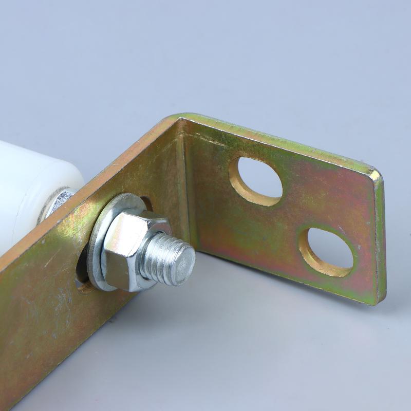 1Set Gate Rollers Sturdy Wear Resistant Convenient With L Shape Bracket For Fences Home Yard Sliding Door