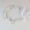 High Quality1/3/4 Pieces Girls' White Flower Crown with Artificial Pearls - Suitable for Daily Wear, Parties, Birthdays, Dances and Other Occasions