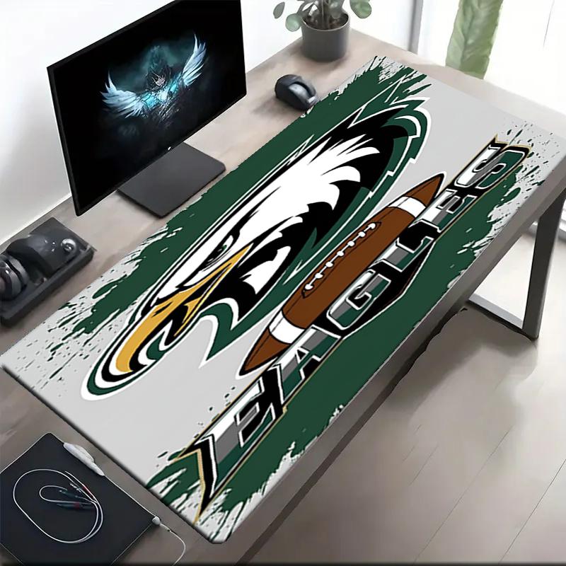 Eagles Theme Mouse Pad, Non Slip Rubber Base, Multifunctional Office & Home Decor, Perfect for Workspace Personalization.
