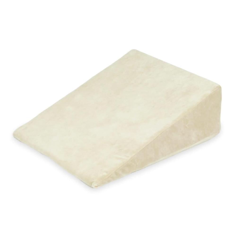 Velvet Soft Beige Foam Playground Wedge