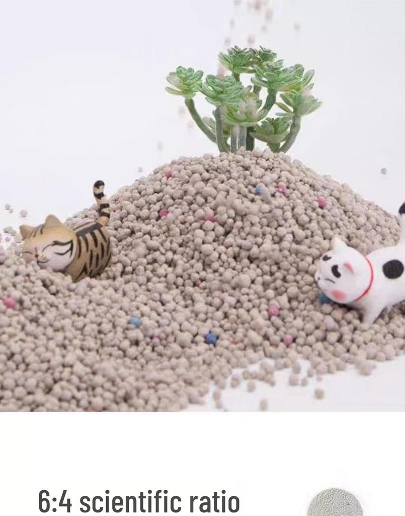 20kg Bezpyłkowy zbrylający się bentonitowy żwirek dla kota z kontrolą zapachu i właściwościami dezodoryzującymi