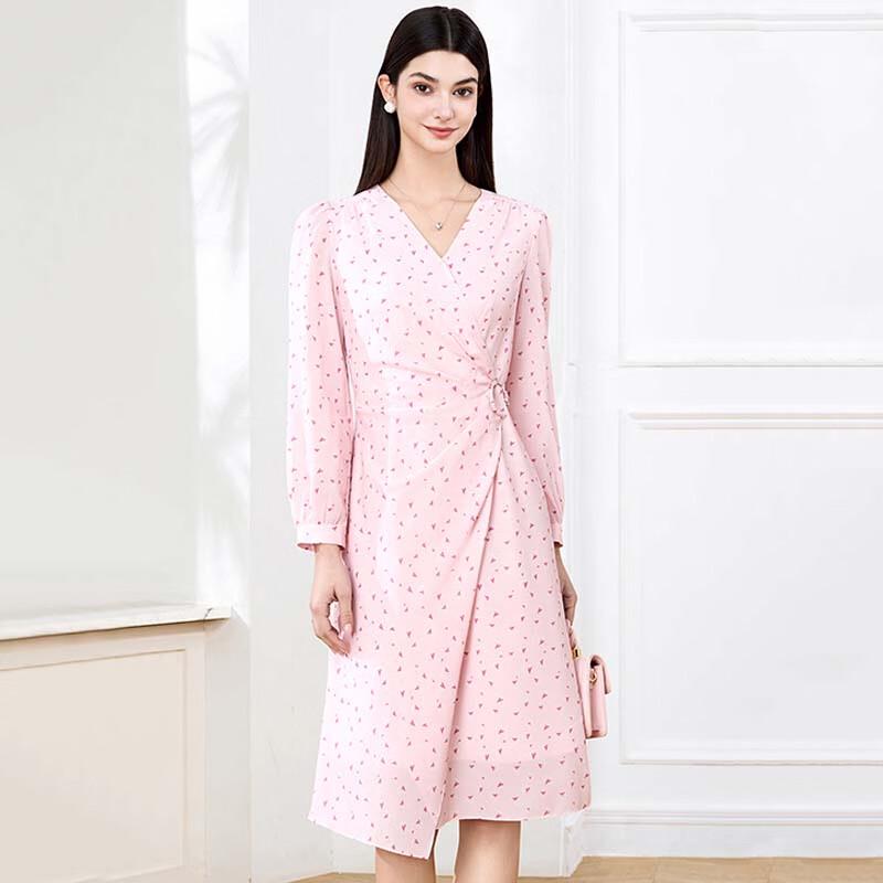 

JESSIE French V-Neck Floral Print Dress S