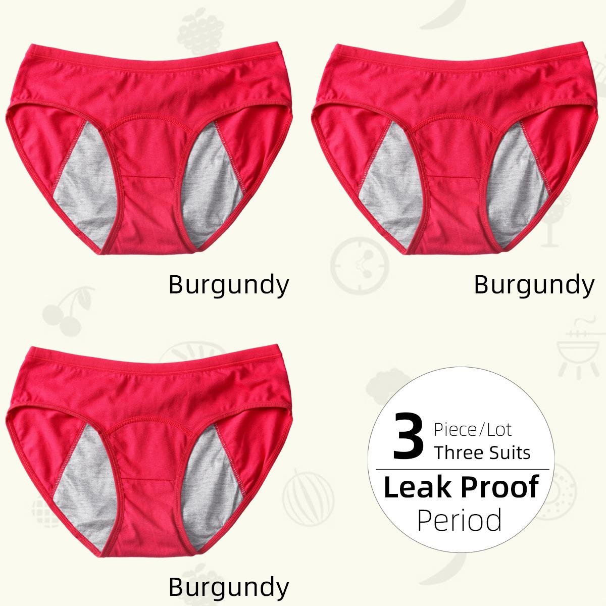 

Сплошные физиологические женские трусики с низкой талией, расширенные герметичные менструальные брюки, удобное дышащее женское нижнее белье для менструации M