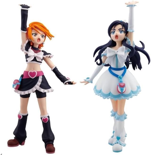 

Фігурки Футарі ва Прітті Кюа Кюа Блек & Кюа Вайт GLITTER & GLAMOURS Прибл. 25см [Набір з 2] Офіційний мерч